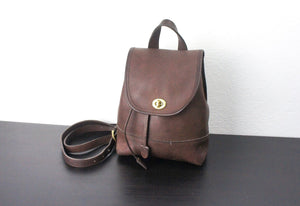 Vintage Brown Coach Daypack Backpack